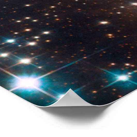 Full Hubble ACS Image of NGC 3603 Poster (Ecke)