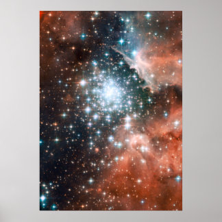Full Hubble ACS Image of NGC 3603 Poster