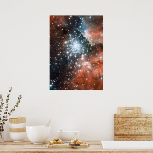 Full Hubble ACS Image of NGC 3603 Poster (Küche)