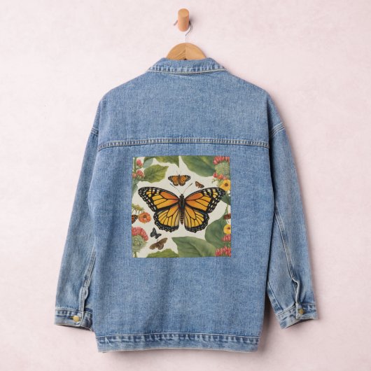 Full Life Butterfly Blue Jeansjacke (Hangar)
