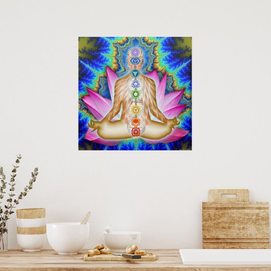 Full Lotus Deep Samadhi Poster (Küche)