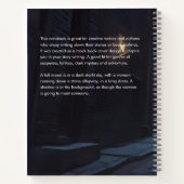 Full Moon Alley Book Cover Inspiration Notebook Notizblock (Rückseite)
