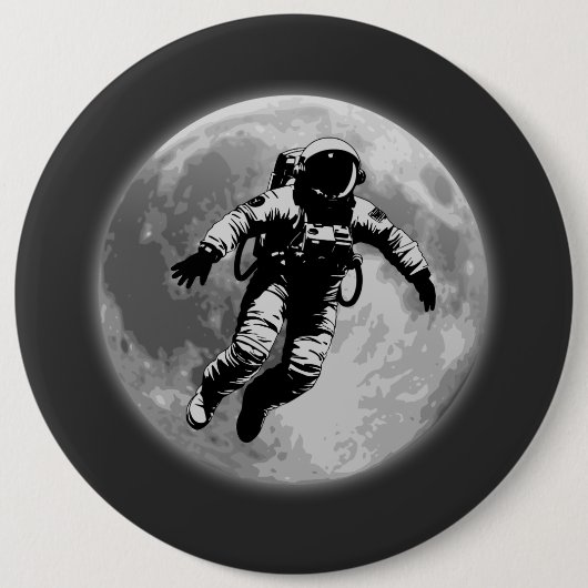 Full Moon and Astronaut Button (Vorderseite)