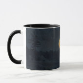 Full Moon and Stars Dark Night Art Tassen Cup (Links)