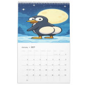 Full Moon Animals 2026 Funny Wall Calendar Kalender (Jan 2027)