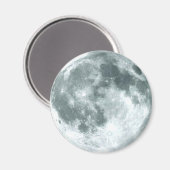 "FULL MOON" Astronomiemagnet Magnet (Vorderseite/Rückseite)