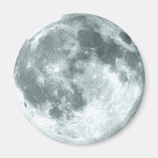 "FULL MOON" Astronomiemagnet Magnet (Vorne)
