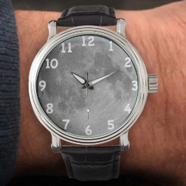 Full Moon Astronomy Image Armbanduhr