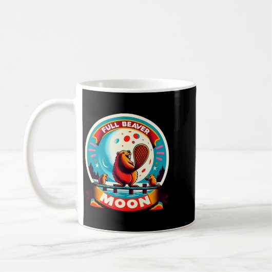Full Moon Beaver Kaffeetasse (Links)