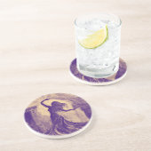 Full Moon Bly Dancer Getränkeuntersetzer (Seite)