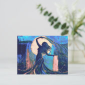 Full Moon Bly Dancer Postkarte (Stehend Vorderseite)
