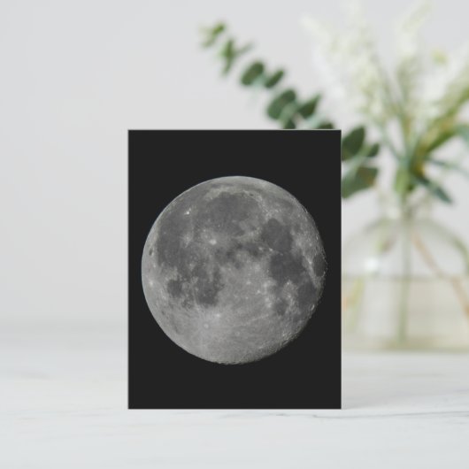 Full Moon Card Postkarte (Stehend Vorderseite)