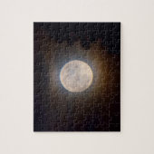Full Moon Creeping Through the Clouds - 8x10 Puzzle (Vertikal)
