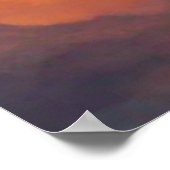 Full Moon Dragon Fantasy Poster (Ecke)