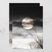 full moon einladung (Vorne/Hinten)