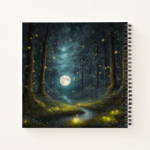 Full Moon & Firefrefly Hard Cover Journal Notizblock (Rückseite)