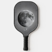 Full Moon Graphic Personalized Pickleball Paddle (Rückseite)