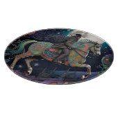 Full Moon Halloween Reitsport Schneidebrett (Ecke)