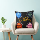Full moon happy Halloween elemental throw pillow d Kissen (Stuhl )