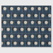Full Moon In a Basketball Net Geschenkpapier (Flach)