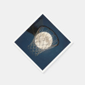 Full Moon In a Basketball Net Serviette (Ecke)