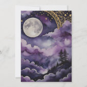 Full Moon Invocation Pagan Prayer Ritual Card Einladung (Rückseite)