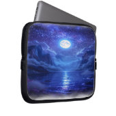 "Full Moon Lake Laptop Sleeve - Landschaftlich Tec (Vorne Rechts)
