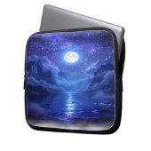 "Full Moon Lake Laptop Sleeve - Landschaftlich Tec (Vorderseite Links)