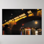 Full Moon London Bridge Poster (Vorne)
