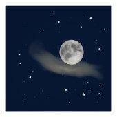 Full moon night poster (Vorderseite)