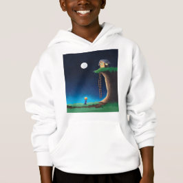 Full Moon Night Sky Hoodie