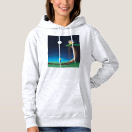 Full Moon Night Sky Hoodie