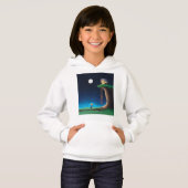 Full Moon Night Sky Hoodie (Vorne ganz)