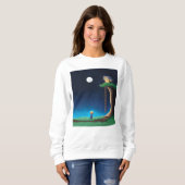 Full Moon Night Sky Sweatshirt (Vorne ganz)