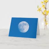 Full Moon Over The City Of Montreal Karte (Gelbe Blume)