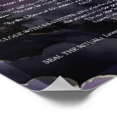 Full Moon Pagan Ritual & Prayer Book of Shadows Poster (Ecke)