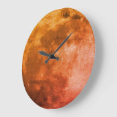 Full moon picture große wanduhr (Winkel)