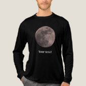 Full moon picture Tri-Blend shirt (Vorderseite)
