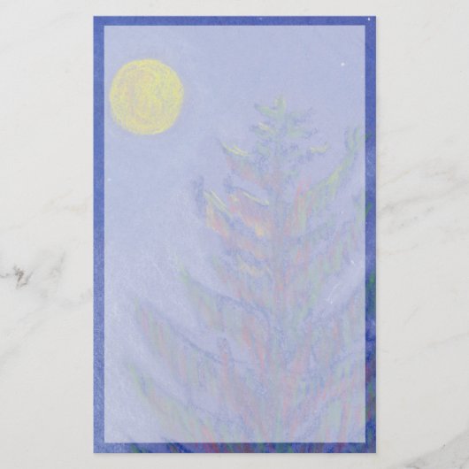 Full Moon Pine Briefpapier (Vorderseite)