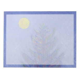 Full Moon Pine Notizblock