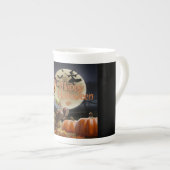 Full Moon Pumpkin-Tasse Porzellantasse (Vorderseite Rechts)