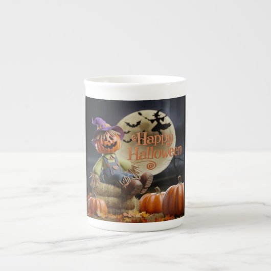 Full Moon Pumpkin-Tasse Porzellantasse (Vorderseite)