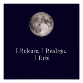 Full Moon Ritual I Release I Realign I Rise Poster (Vorderseite)
