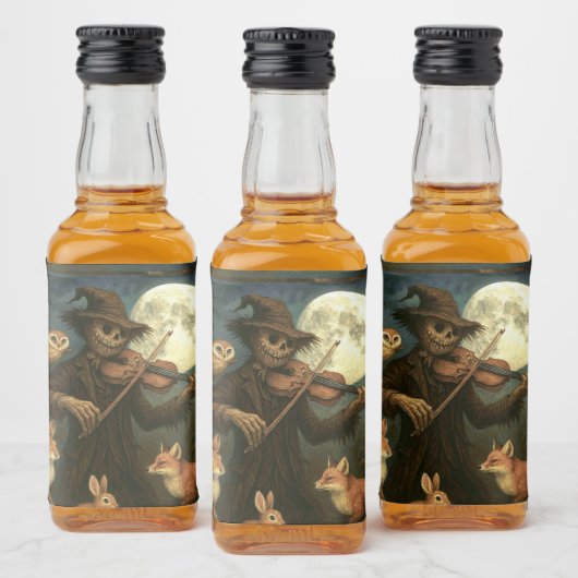 Full Moon Scarecrow Serenade Alkoholflaschenetikett (Flaschen)