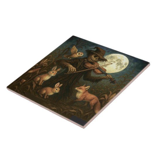 Full Moon Scarecrow Serenade Fliese (Seite)