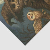 Full Moon Scarecrow Serenade Seidenpapier (Detail)