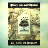 Full Moon Spider Bats Spooky Beängstigend Happy Ha Fensteraufkleber (Blatt 3)