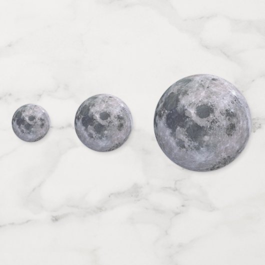 FULL MOON Table Confetti Konfetti (Vorderseiten)