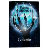 Full Moon Transformation Halloween Mittlere Geschenktüte (Vorderseite)