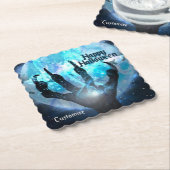 Full Moon Transformation Halloween Untersetzer (angewinkelt)